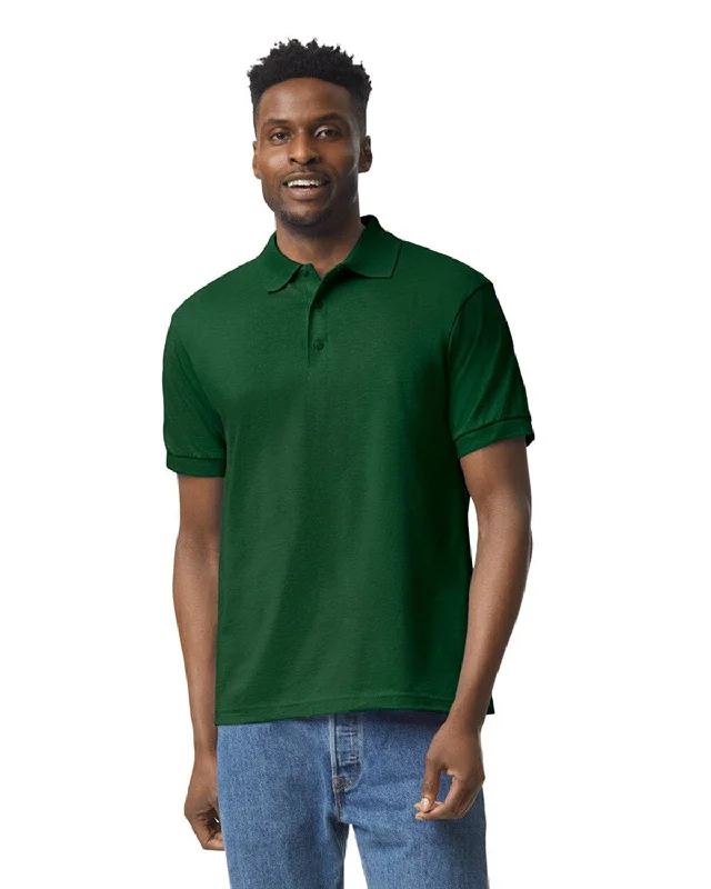 Weekend Savings Bonanza Gildan DryBlend 50/50 Jersey Knit Polo Shirt | Forest Green