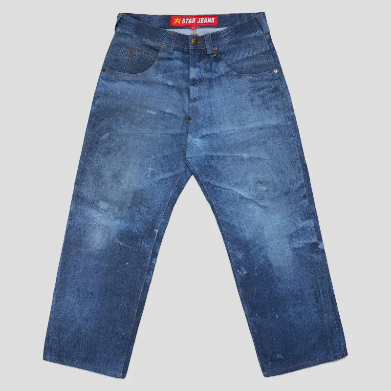 Instant Savings Carpet Company 17 Oz Selvedge New Old Jeans - Denim Blue