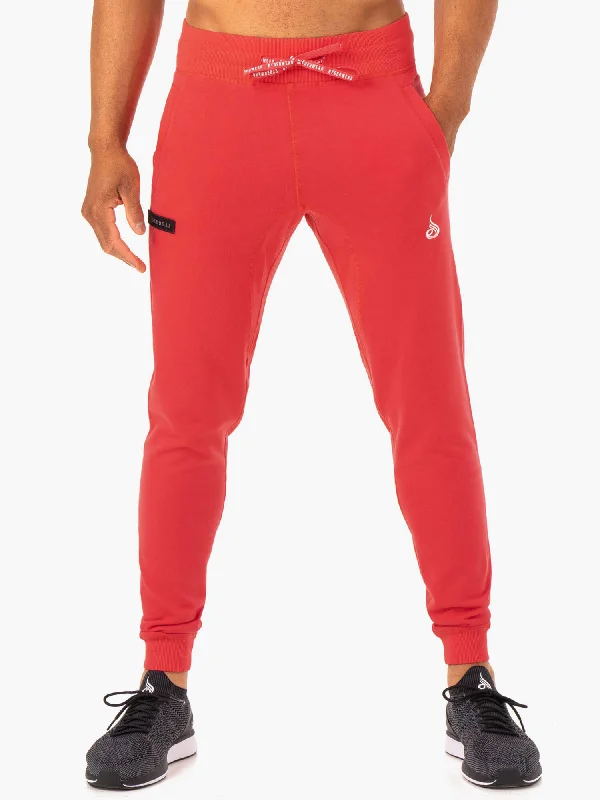 Unmissable Offer Recharge Tapered Track Pant - Red