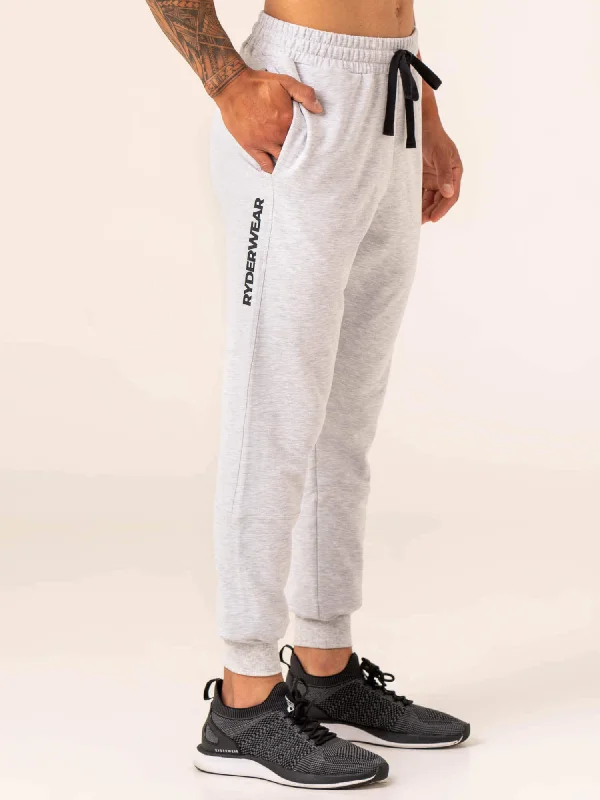 Warehouse Sale Emerge Track Pant - Snow Grey Marl