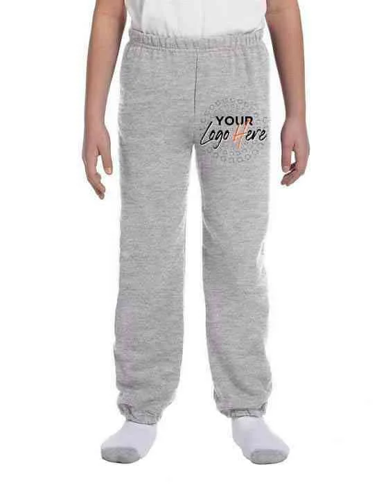 Online Exclusive G182B Gildan Youth Heavy Blend™ 8 oz., 50/50 Sweatpants