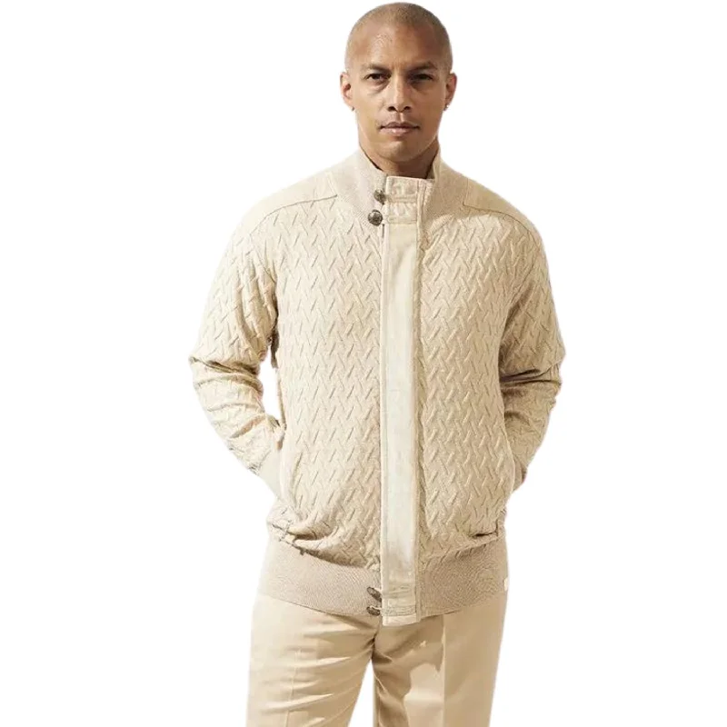 Great Bargains Winter Comfort Collection: Men's Tan Full Cut Velour Sweater