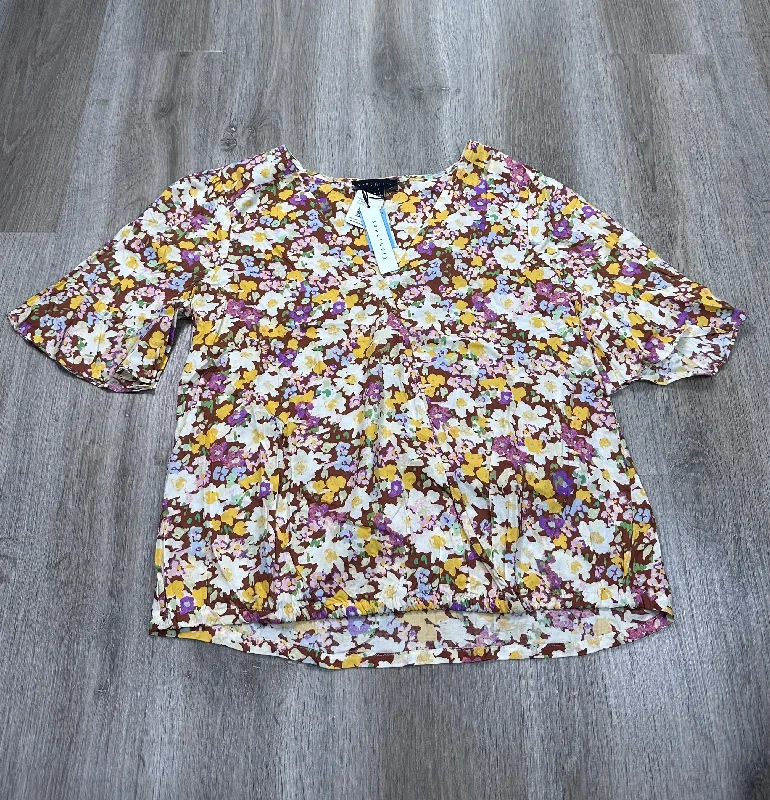 Early Access Top 3/4 Sleeve By Sanctuary In Floral Print, Size: M