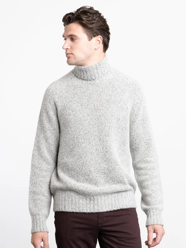 Today Only Light Grey Cashmere Rollneck Knit