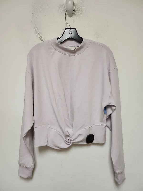 The Best Prices Top Long Sleeve Basic By Club Monaco In Purple, Size: M