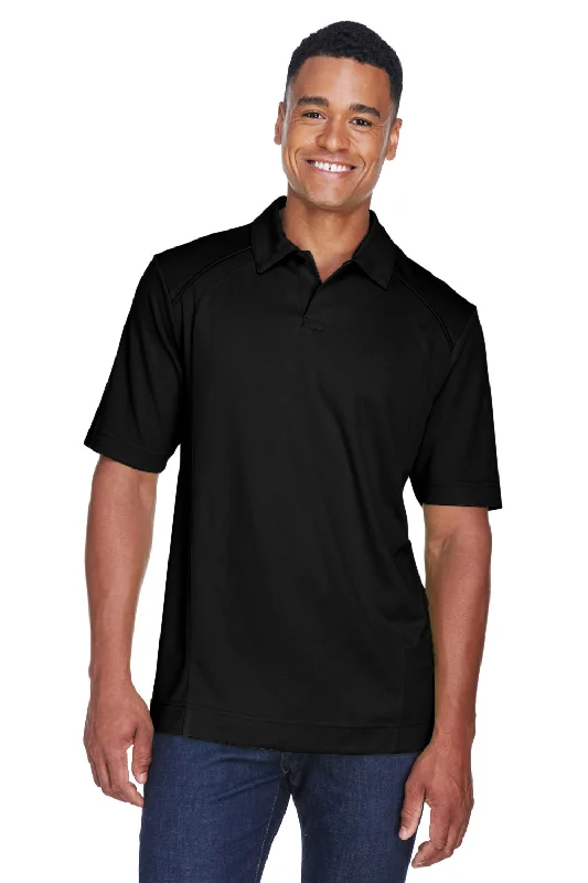Online Only North End Mens Sport Red Performance Moisture Wicking Short Sleeve Polo Shirt - Black