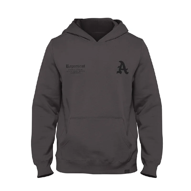 Limited Stock ALEX GUECHE Jan 17 MMXXV Premium Heavyweight Hoodie [ASH BLACK] TEAM ALLEYKAT