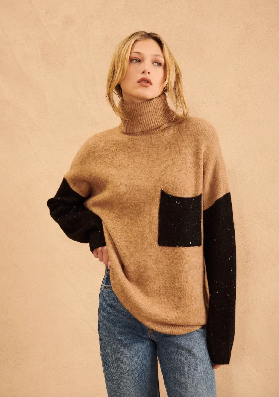 Weekend Bargains to Snag Rhett Colorblock Sweater - Muscavado