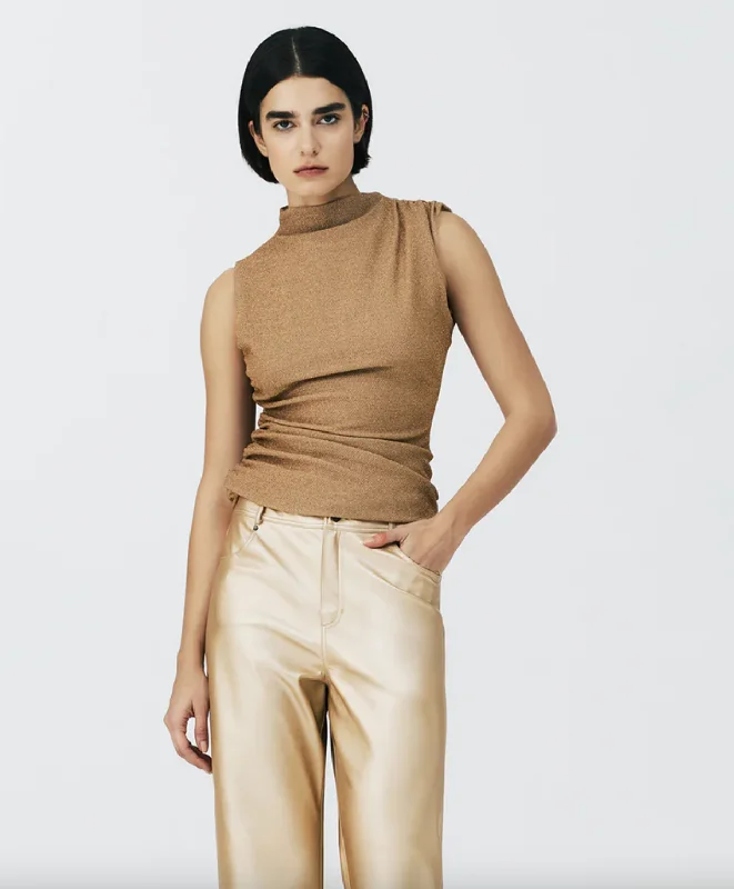 Your Weekend, Your Savings Omen Top - Sahara Brown