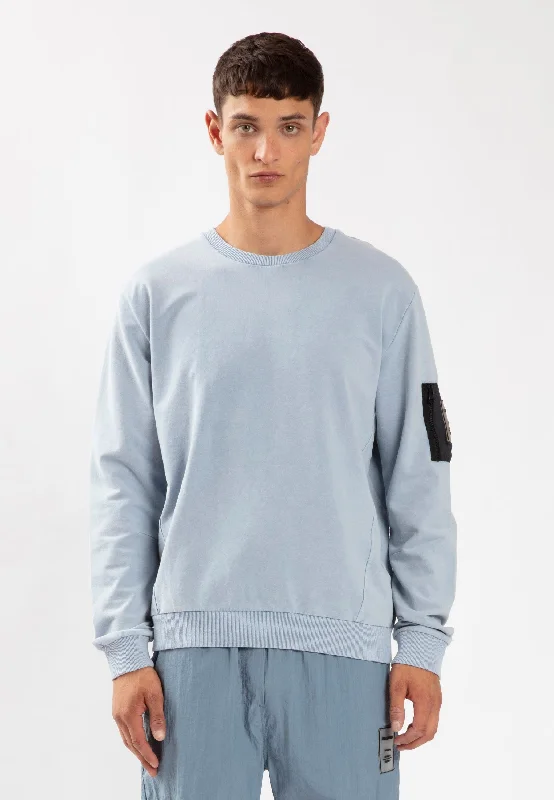 Limited Quantity RECRUIT SWEAT WASHED ILLUSION BLUE