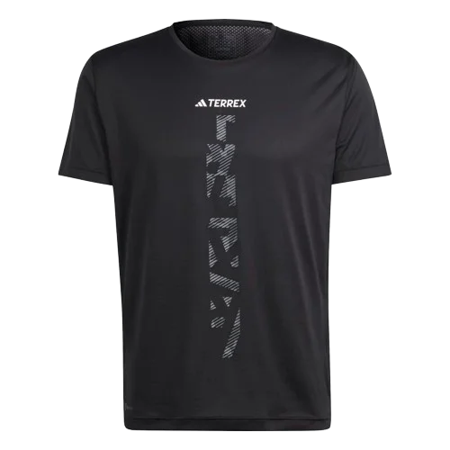 Crazy Deal ADIDAS TERREX AGRAVIC TRAIL RUNNING TEE - MENS - BLACK