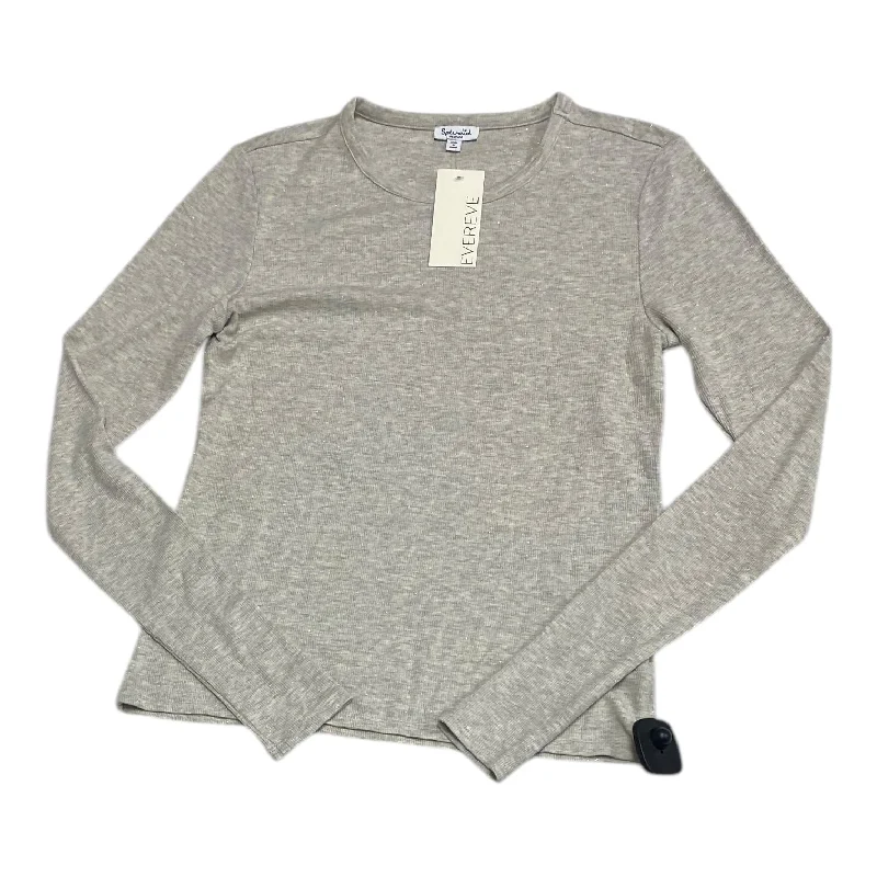 The Best Prices Top Long Sleeve By Splendid In Grey, Size: M
