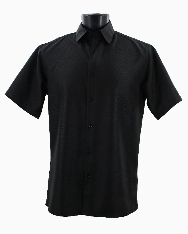 Weekend Offers That Amaze Bassiri Short Sleeve Shirt B2026 Black