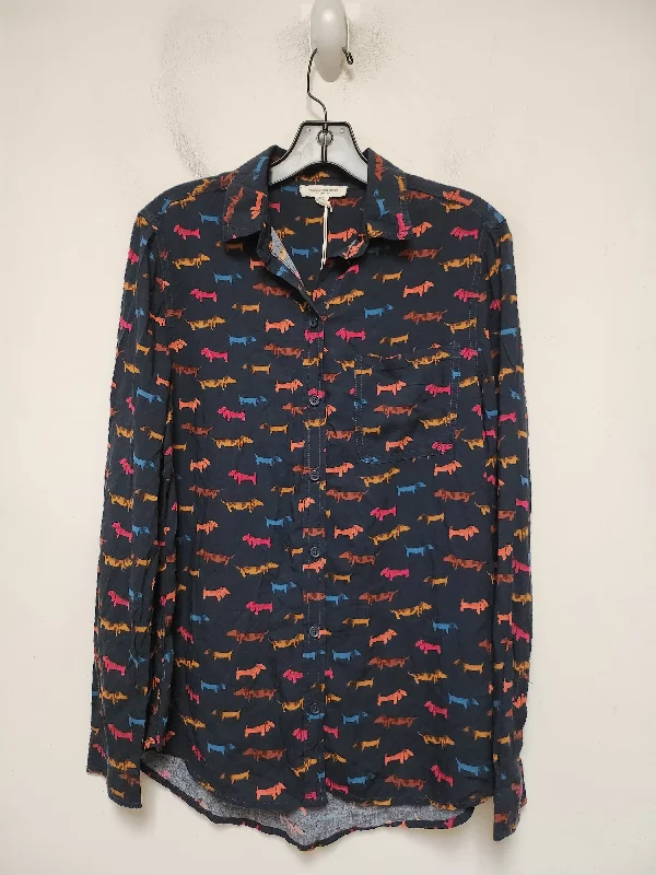 Unwind with Weekend Discounts Top Long Sleeve By Beachlunchlounge In Animal Print, Size: S