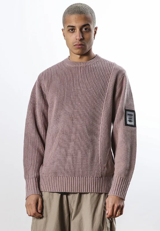 Price Blitz FRACTURED KNIT PALE MAUVE