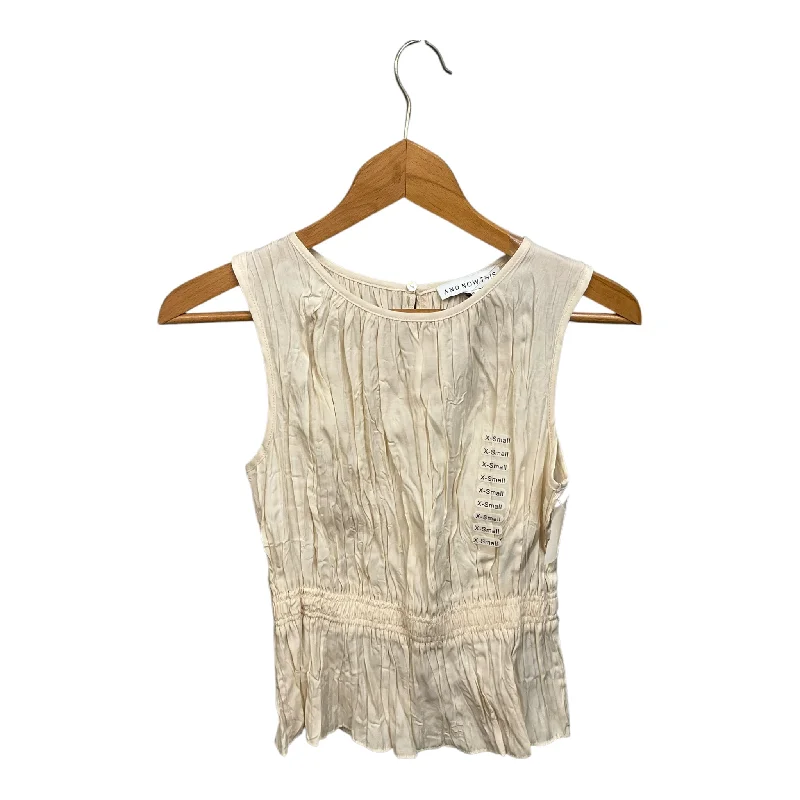 Weekend Deals That Impress Top Sleeveless By Cmc In White, Size: Xs