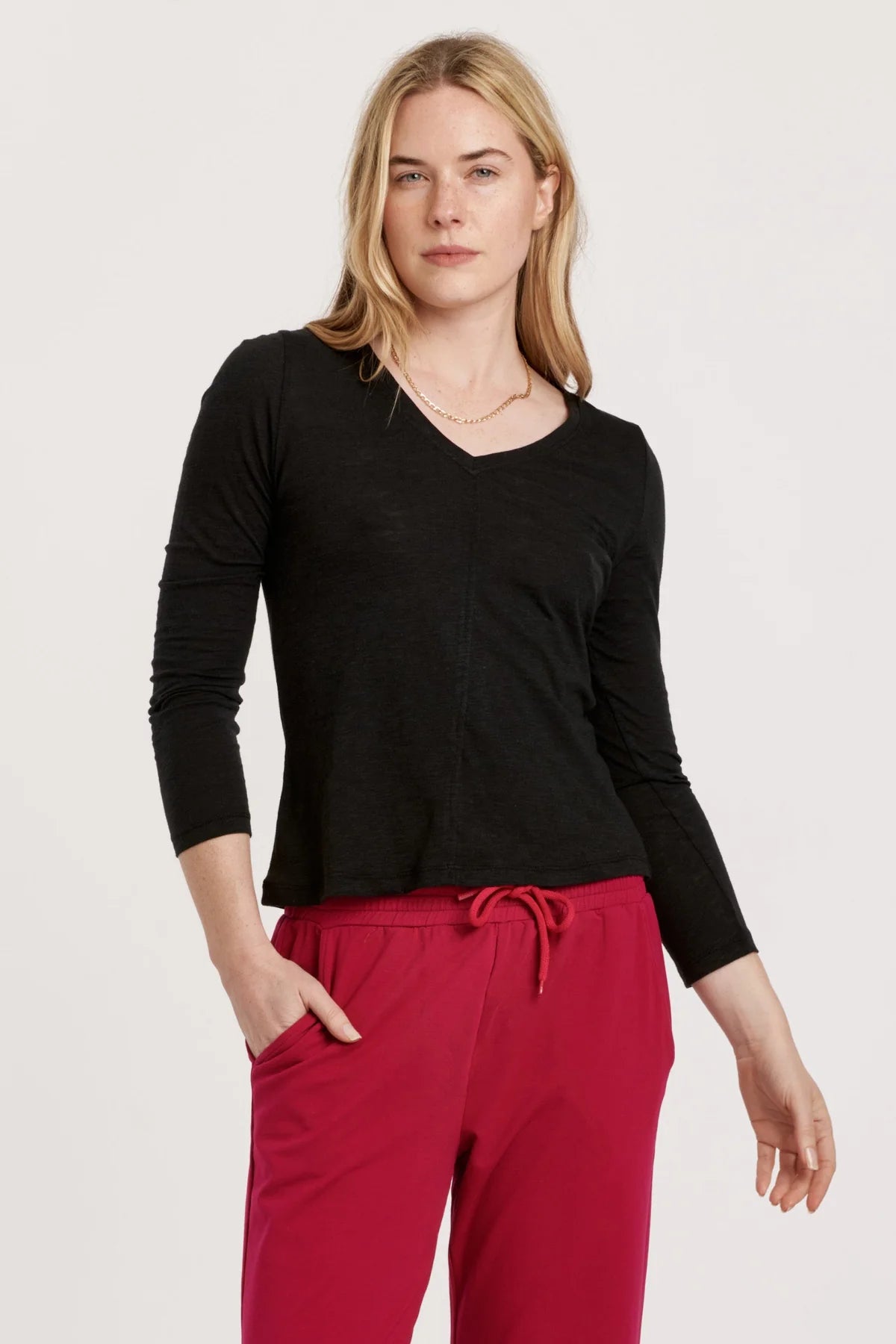 Super Sale Clark Long Sleeve Top - Black