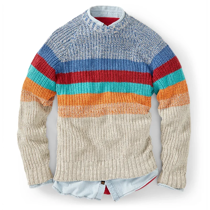 Price Rollback Haldarsvik Cotton Handknit Sweater
