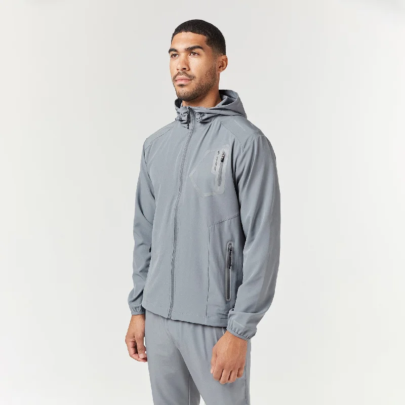 Price Slash Tech Pocket Windbreaker | Mid Grey