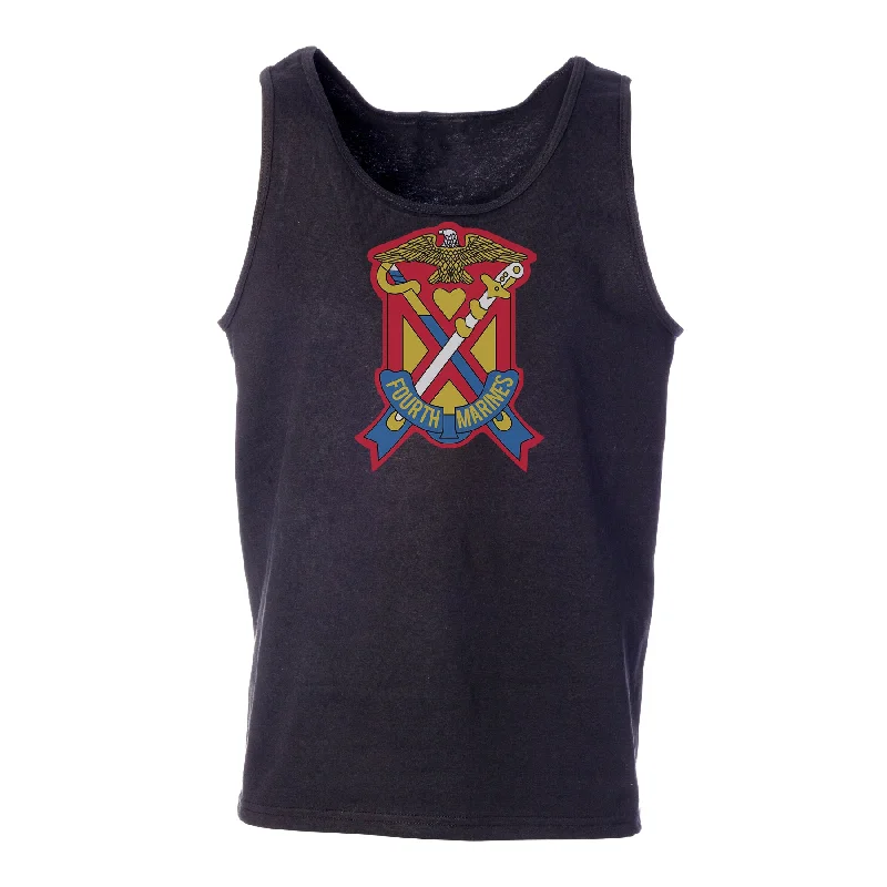 Act Fast 4th Marines Regimental Tank Top