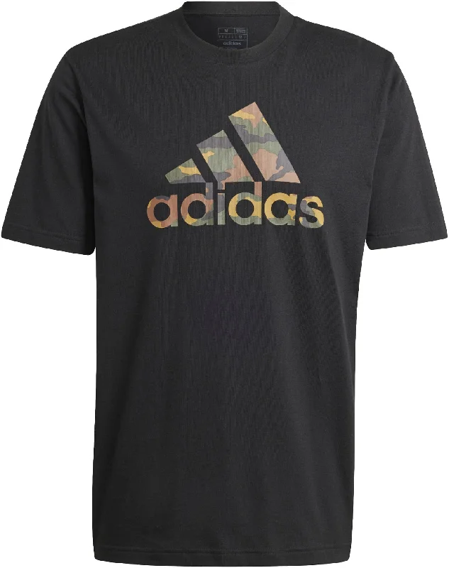 Don't Wait Men's Camo Badge of Sport Graphic T-Shirt