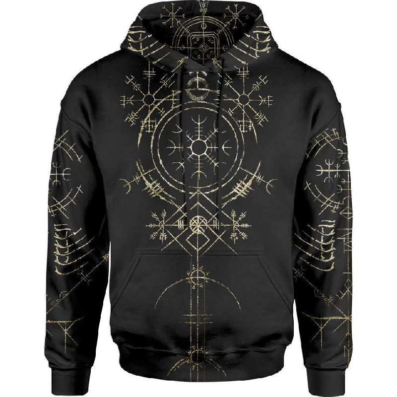 Weekend Discounts to Relish The Stave Pullover Hoodie - Gold