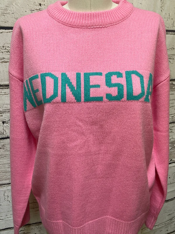 Weekend Savings Bonanza Sweater By English Factory In Pink, Size: M