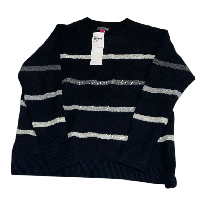 Special Discount Sweater By Vince Camuto In Black & Grey, Size: S