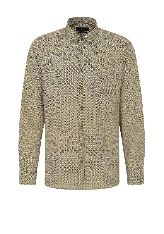 Weekend Savings Fiesta Bugatti Geo Print Shirt, Green Multi