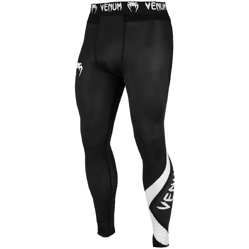 Closeout Venum Contender 4.0 Compression Tights - Black/Grey-White