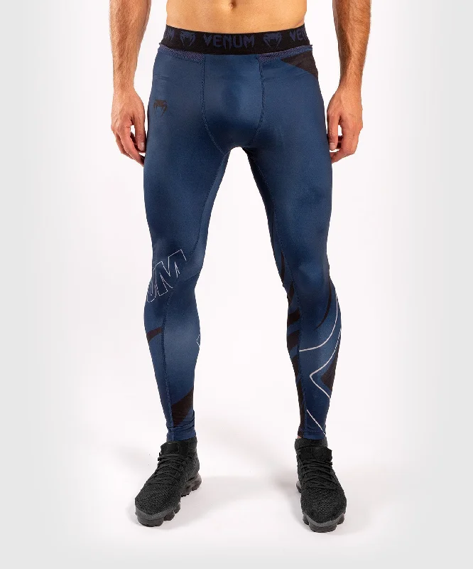 Can't Be Beat Venum Contender 5.0 Tights - Navy/Sand