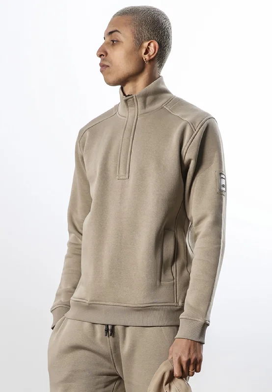 Stock Clearance ENDURANCE HALF ZIP FAWN