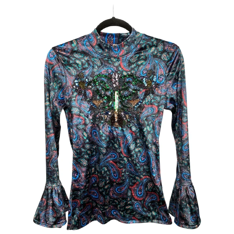 Weekend Offers That Sizzle Top Long Sleeve By Free People In Paisley Print, Size: S
