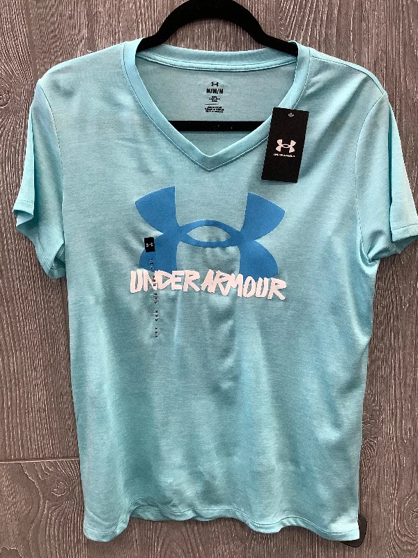 Weekend Savings Bonanza Athletic Top Short Sleeve By Under Armour In Blue, Size: M