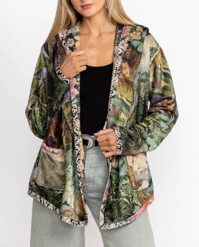 The Best Prices Joan Sherpa Jacket - Rawi Scarf Print