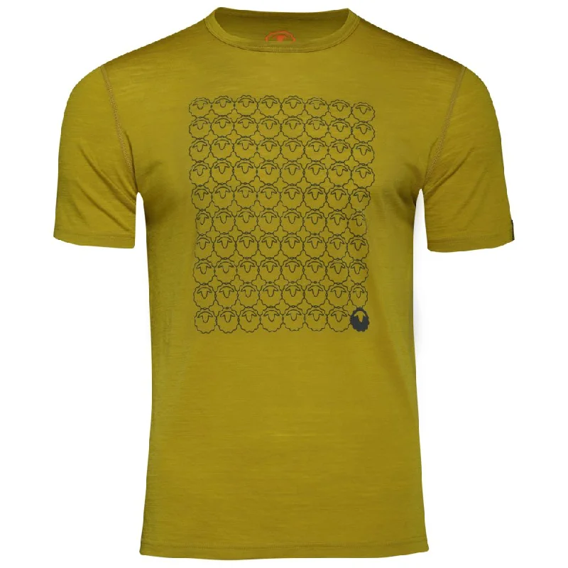 Amazing Deals Mens Merino 150 Odd One Out Tee (Lime/Smoke)