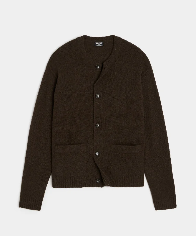 Super Sale Nomad Cashmere Cardigan in Espresso Bean