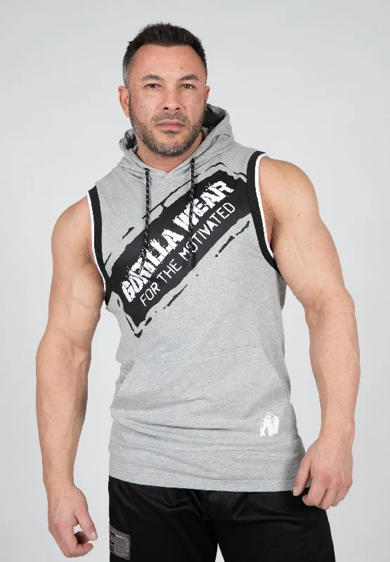 Buy Now Loretto Hooded Tank Top - Gray