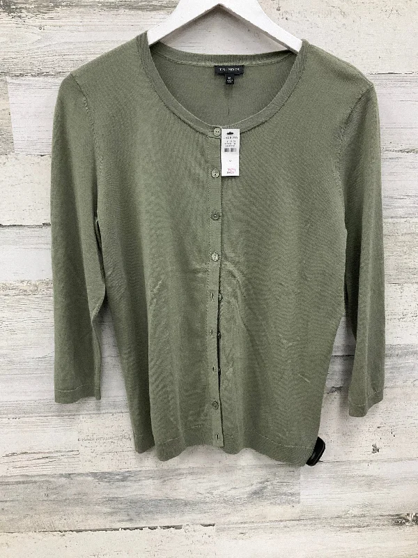 Weekend Deals to Make You Smile Cardigan By Talbots In Green, Size: M
