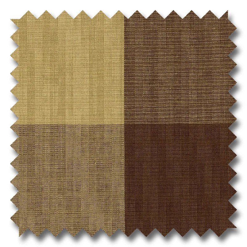 Reduced Prices Brown and Tan Check Poplin - Custom Dress Shirt
