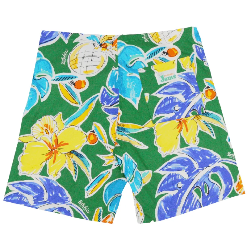 Bargain Alert Original Jams Shorts - Pineapple Hibiscus Green