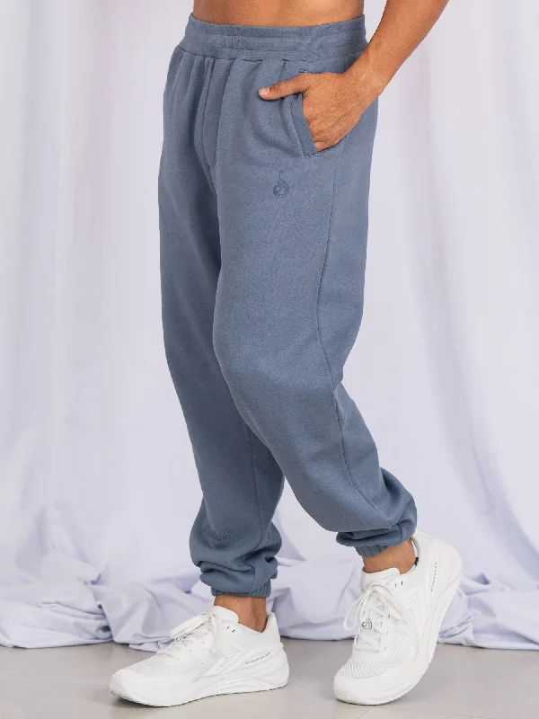 Act Now Unisex Track Pants - Denim Blue