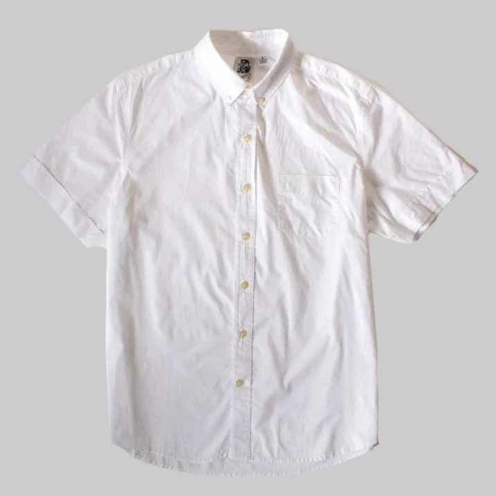 Weekend Bargains to Snag Kennington Short Sleeve Men's Woven Shirts Solid Dyed