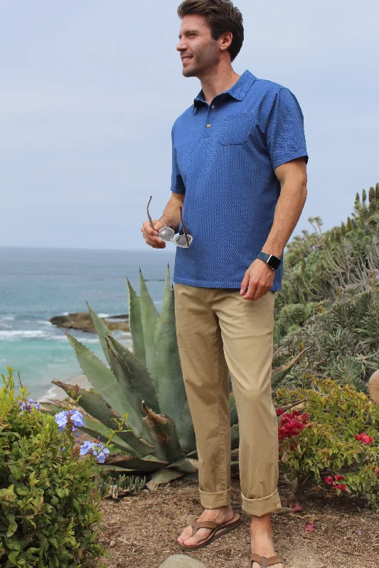 Take Advantage HCS23295 ZIG ZAGETY POLO navy