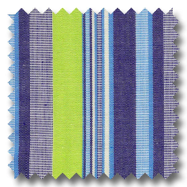 Best Seller Green, Blue and Multiple Stripe Poplin - Custom Dress Shirt