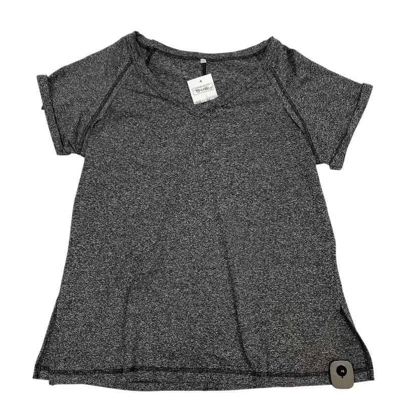 Super Savings Athletic Top Short Sleeve By Clothes Mentor In Grey, Size: L