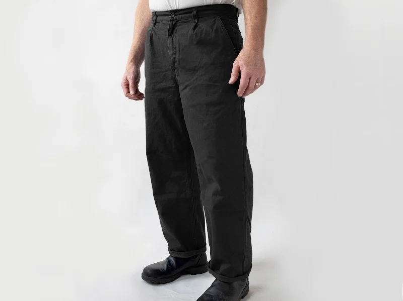Daily Deals COURTLAND. LOOSE PANT. BLACK