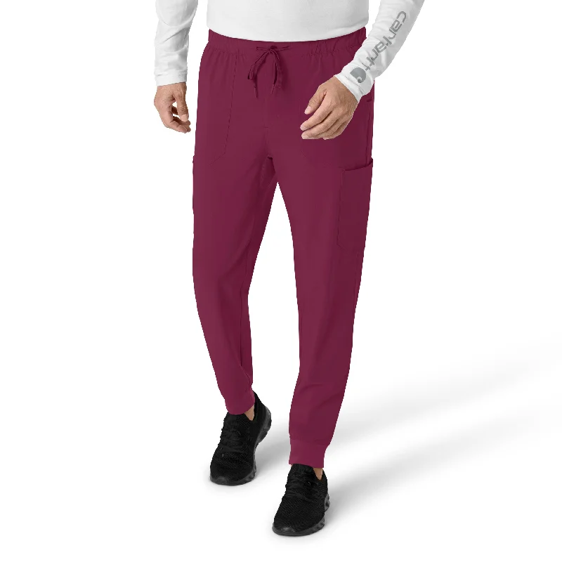 Mega Sale Carhartt Force Cross-Flex Men's Jogger Scrub Pant - Wine