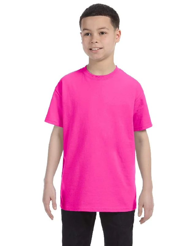 Super Bargain Gildan Youth Lightweight 100% Cotton T-Shirt | Azalea