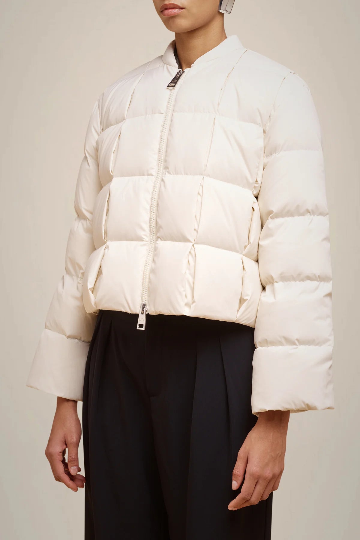 Quick Sale Padded Down Jacket - Almond